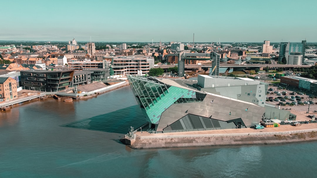 City Centre, Hull: aerial view of city buildings during daytime